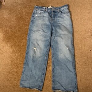 Madewell Light Blue Straight Leg Jeans